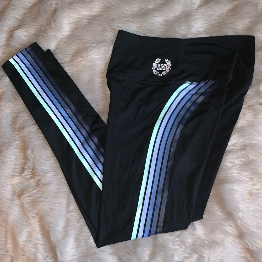 {VS PINK} Ultimate High Waist Striped Leggings - Picture 2 of 7